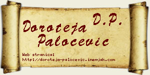 Doroteja Paločević vizit kartica